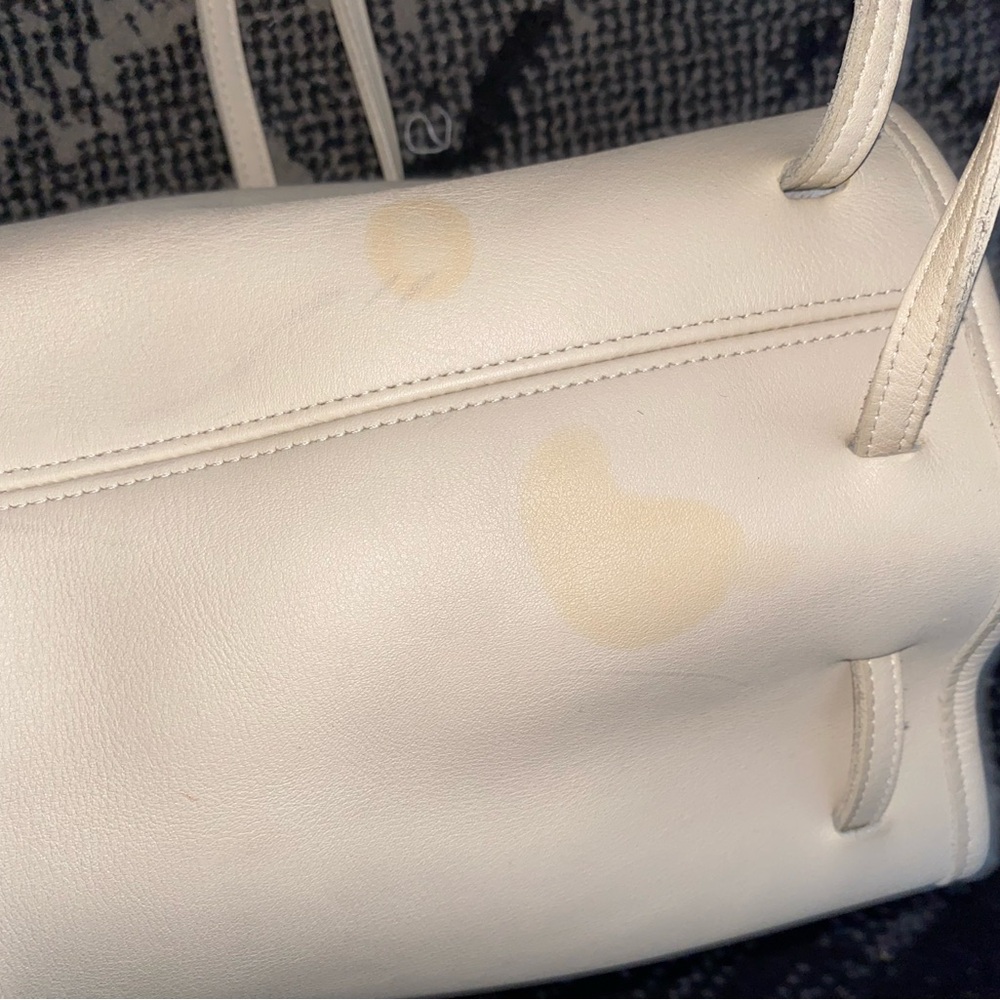 Vintage Coach Off-White Cream Leather Bixby Bucket Sling Bag 9984 - Picture 6 of 9